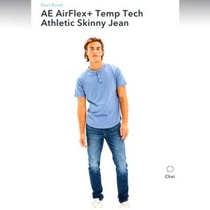 AE Airflex + Temp Tech Athletic Skinny Jean - Tall 28x34